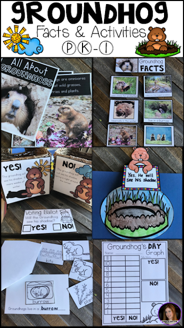 Are you looking for a factual unit to introduce Groundhog’s Day and to learn more about Groundhog activities for Kindergarten and first grade classroom? Then you will love this unit! Groundhog’s Large Group Book
