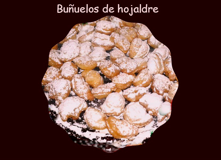 buñuelos de hojaldre