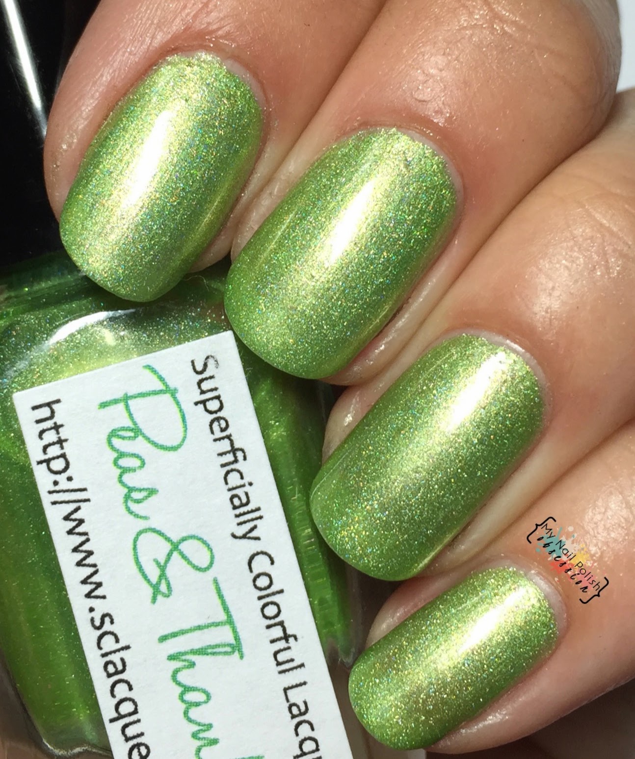 Superficially Colorful Lacquer Peas & Thanks