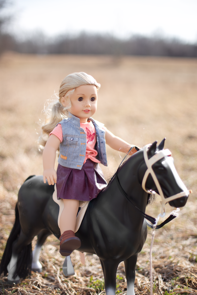american girl doll horse stuff