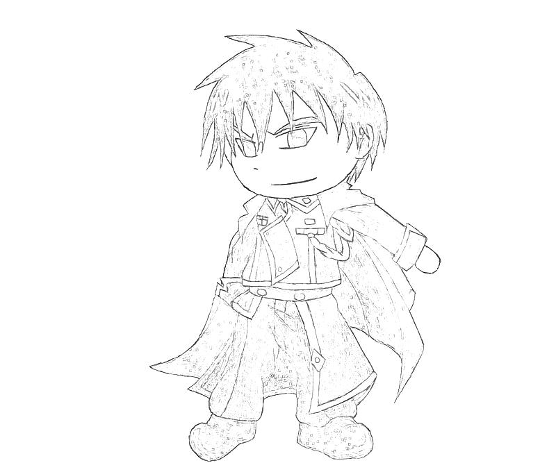 Roy Mustang Art | How Coloring
