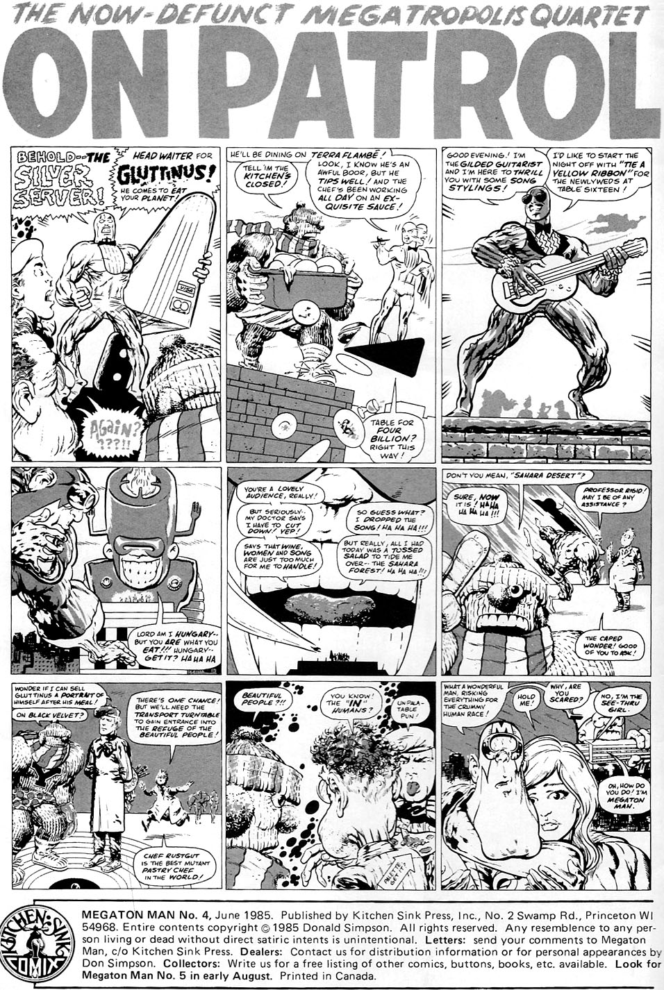 Read online Megaton Man comic -  Issue #4 - 2