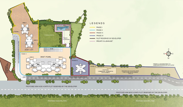 Dosti west county Master plan