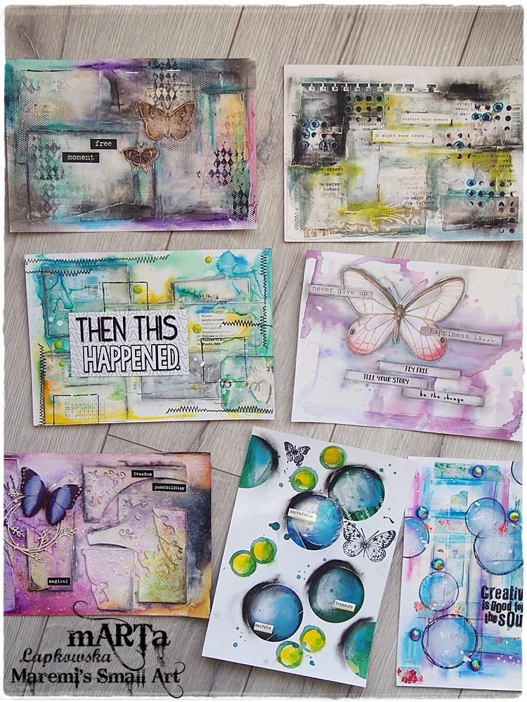 Marta Lapkowska Art Journaling / Mixed Media For Beginners VIDEO