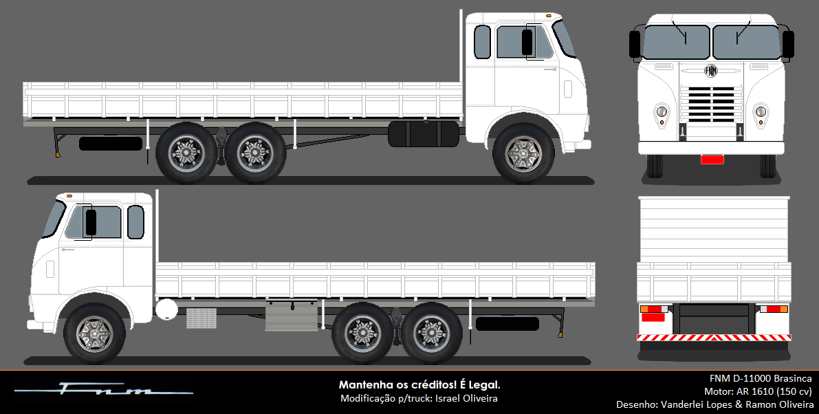 Central Bus: FNM D-11000 Brasinca 6x2