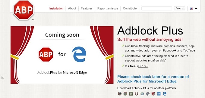 Adblock Plus: δουλεύουμε σε extension για τον Edge