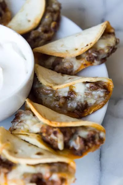 Mini Beef and Cheese Tacos Recipe #Mini #Beef and #Cheese #Tacos #Recipe