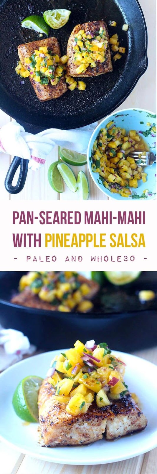 PanSeared MahiMahi with Pineapple Salsa The Rising Spoon
