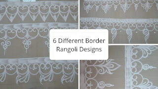 Border rangoli design