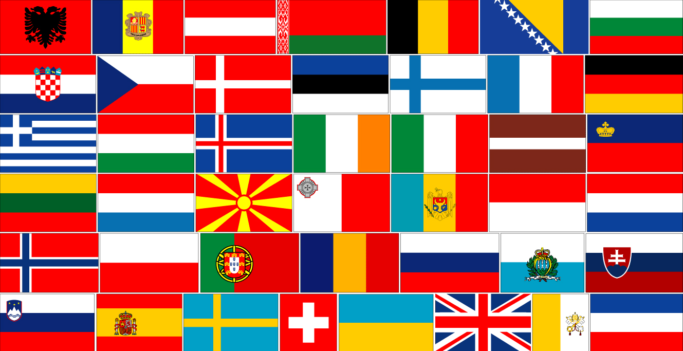 Цвета национальных флагов. Флаги. Флаги государств. Флаги европейских государств.