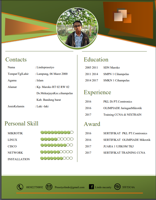 Contoh Curricullum Vitae Teknik Komputer Dan Jaringan Pdf