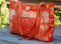 Shibori Tangerine Tote