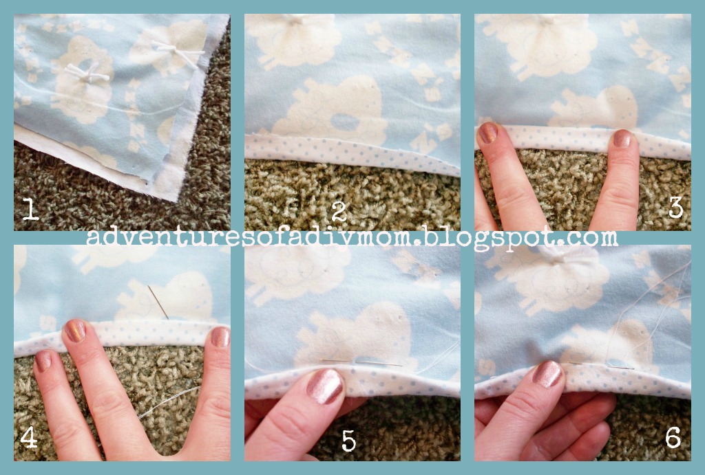 How to Bind a Blanket - Adventures of a DIY Mom