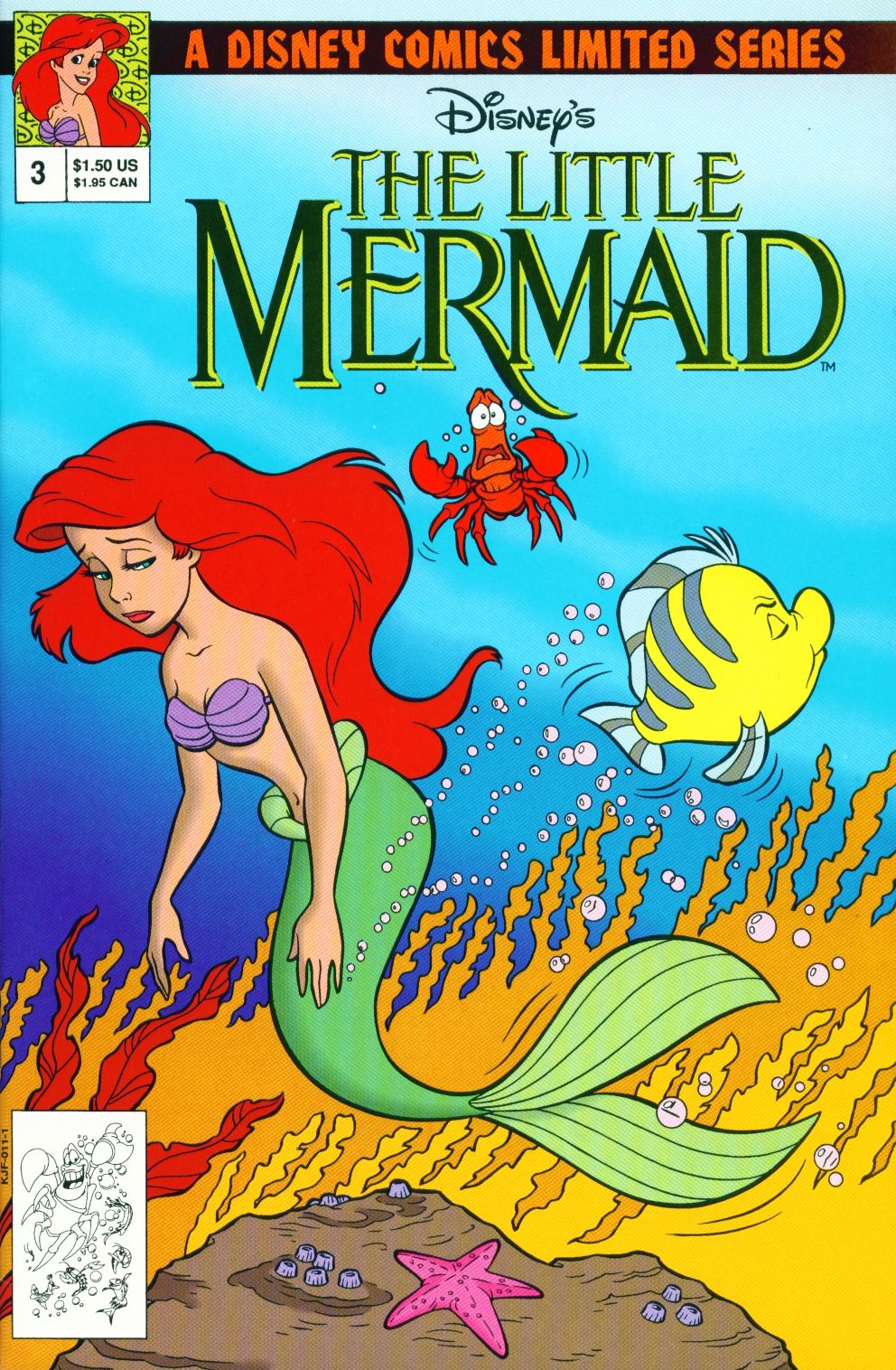 Read online Disney's The Little Mermaid Limited Series comic -  Issue #3 - 1