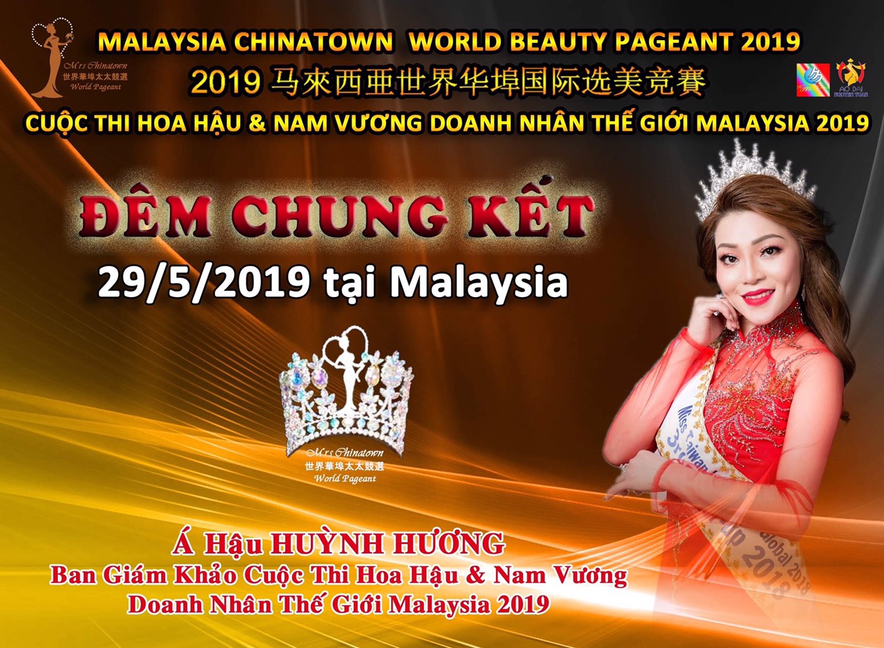 IMG 20190510 092706 Hoa hậu   Nam vương Doanh nhân Thế giới Malaysia 2019 công bố Ban giám khảo quyền lực