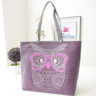 fashion bag, Owl bag, bag, canvas bag
