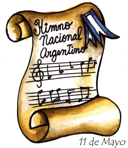 El himno nacional para dibujar - Imagui