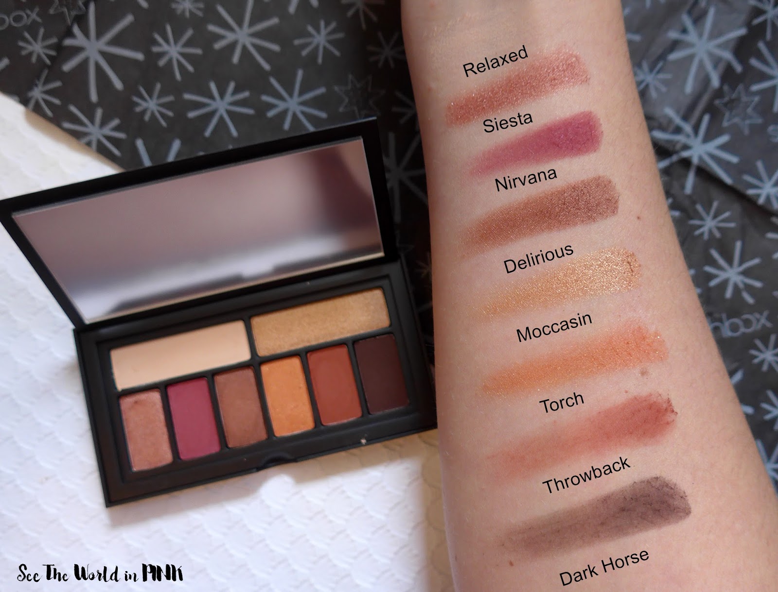 Smashbox Drawn In. Decked Out. Shadow + Highlight Palette Set Review ~ Ablaze Cover Shot, Sultry Cover Shot & Pearl Spotlight Palettes! 