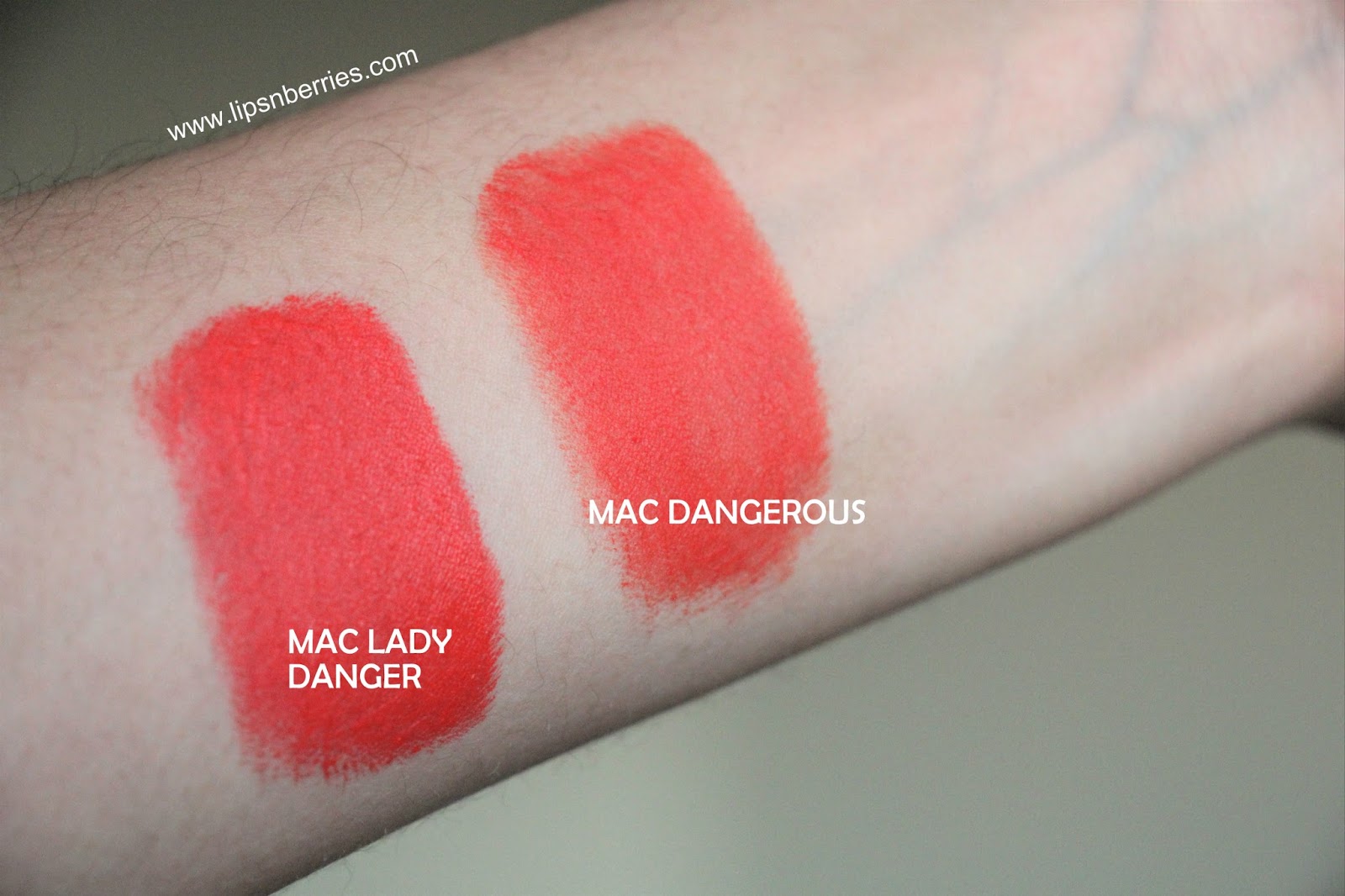 Mac Retro Matte Lipstick In Dangerous Review Lips N Berries