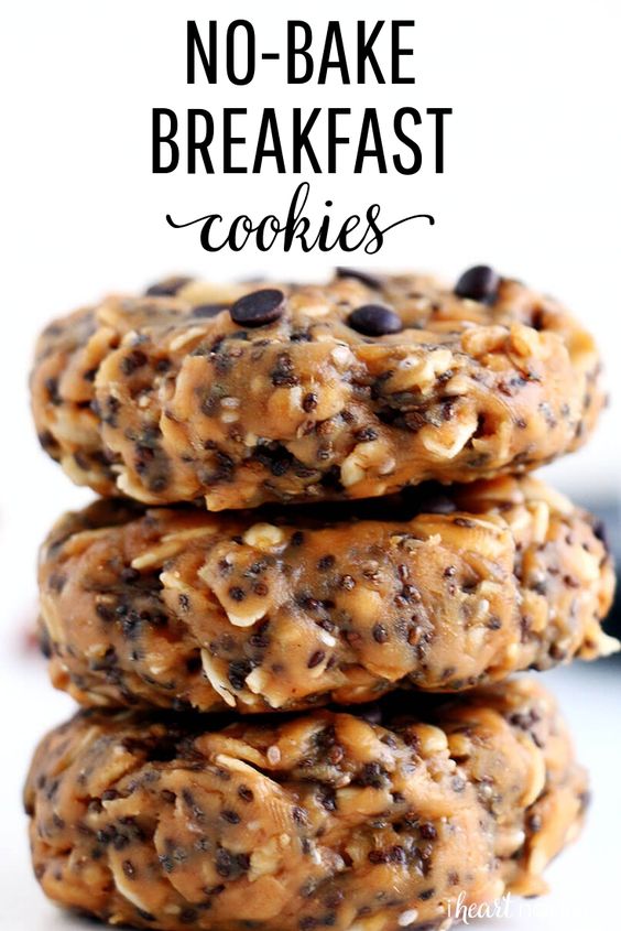 These No-Bake Breakfast Cookies are easy to make, healthy, packed with protein and simply delicious. They can be whipped up in less than 5 minutes and stored for up to two weeks.These No-Bake Breakfast Cookies are easy to make, healthy, packed with protein and simply delicious. They can be whipped up in less than 5 minutes and stored for up to two weeks.