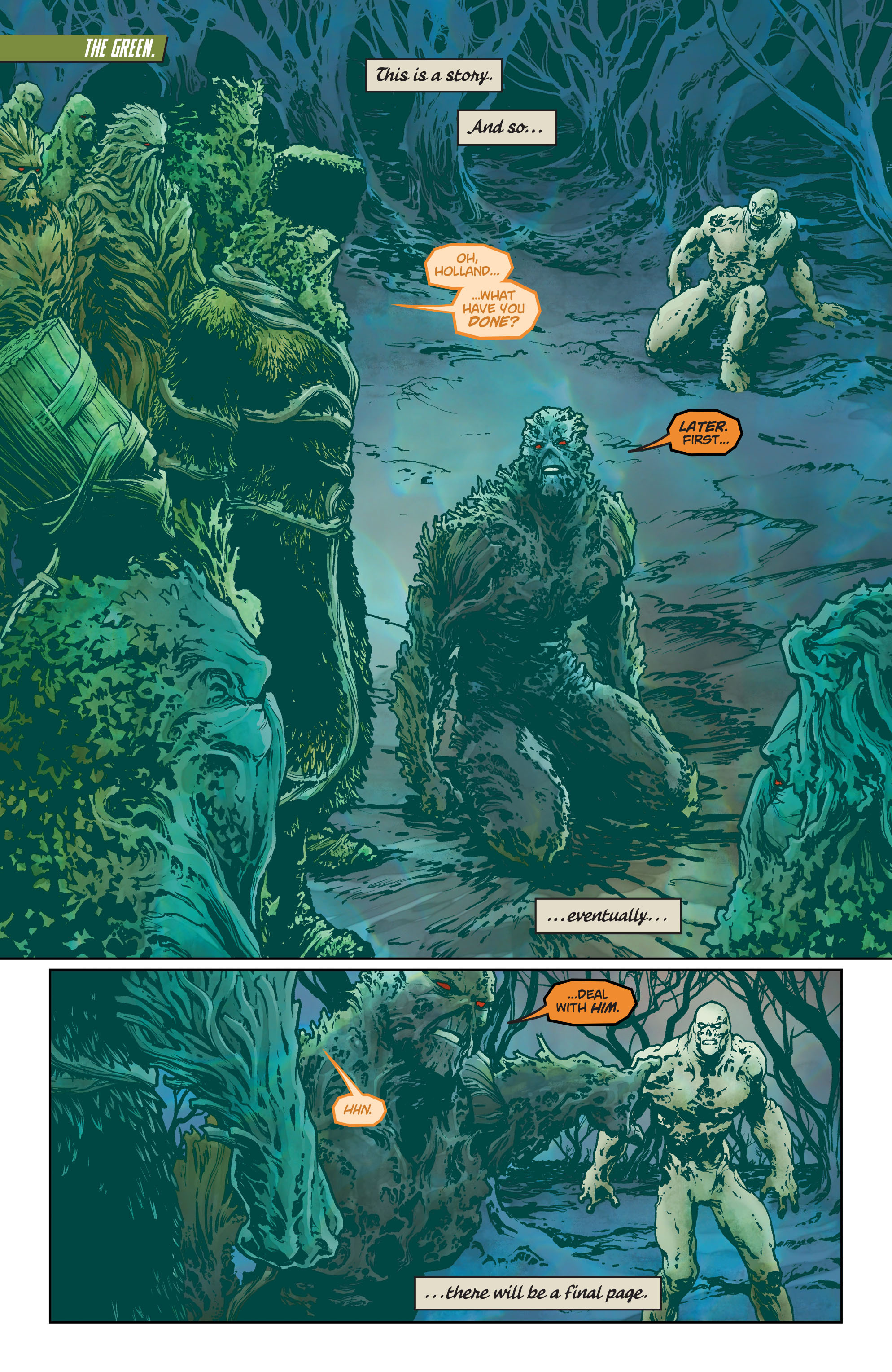 Read online Swamp Thing (2011) comic -  Issue #40 - 2