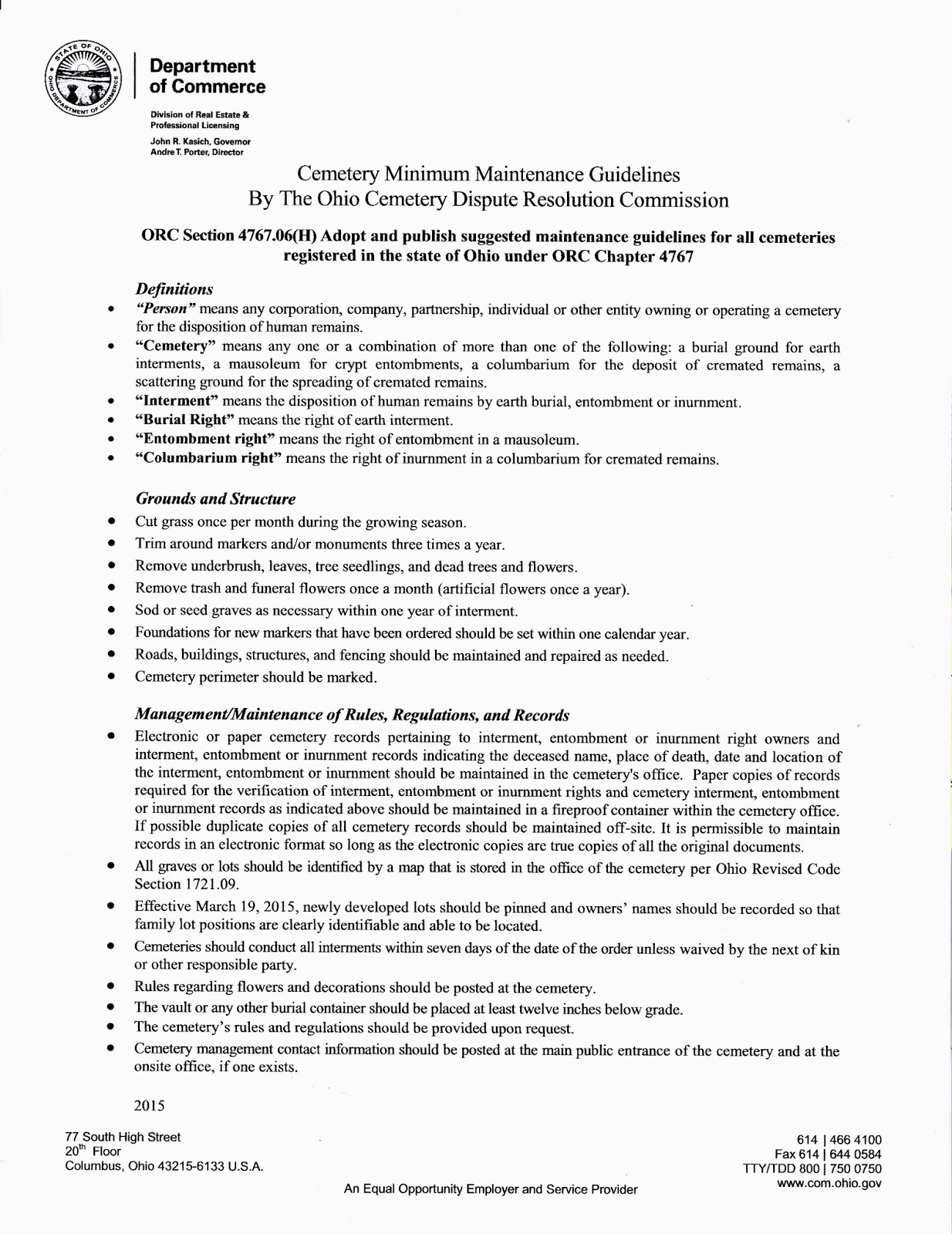 Exploring Almost Gravesites in the Great State of Ohio An