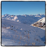 Val Thorens neige et ciel bleu