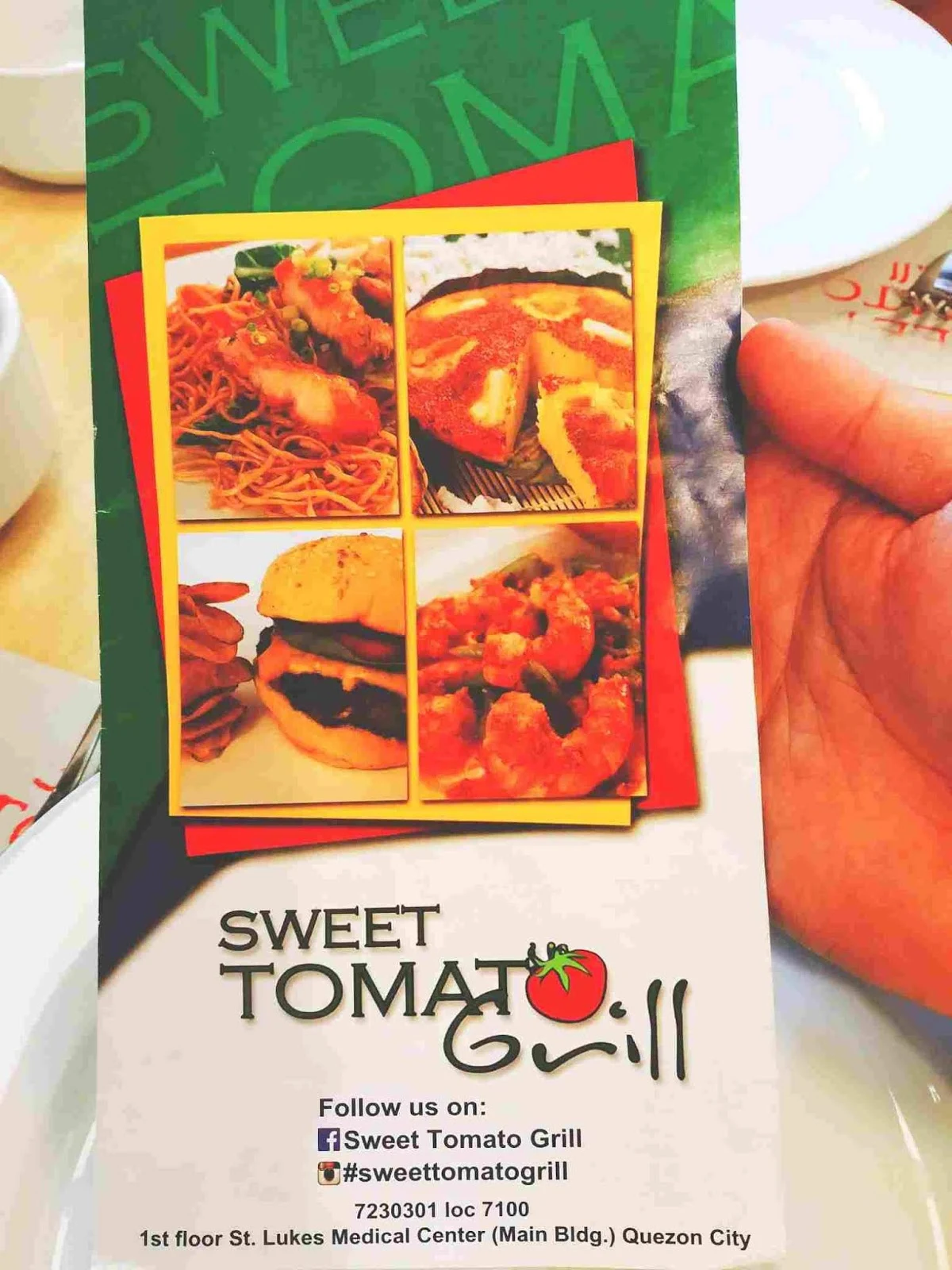 Sweet Tomato Grill menu