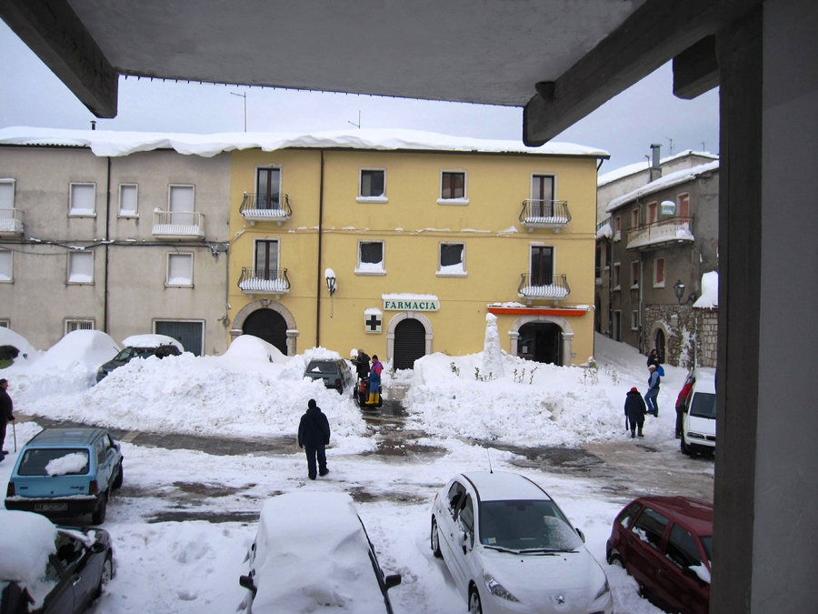 Pietraroja con la neve