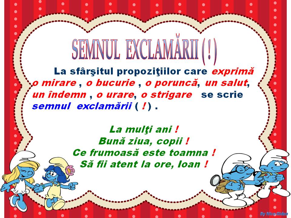 S.T.R.U.M.F. : Semne de punctuatie