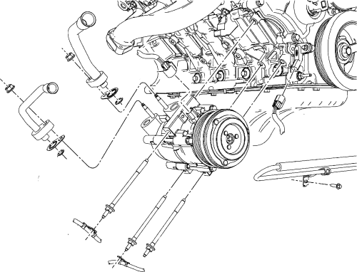 Car Parts Diagrams: A/C compressor assembly Diagram?