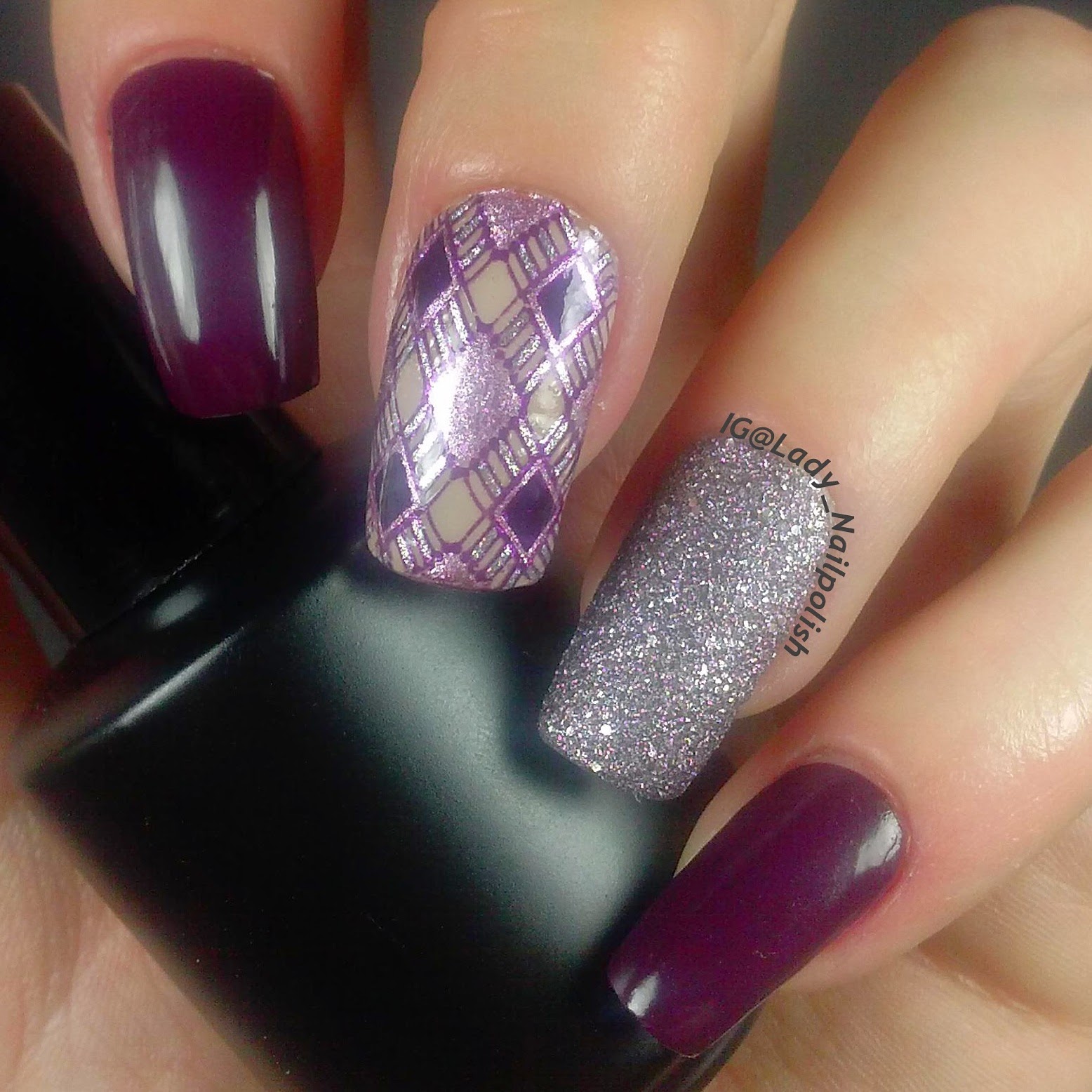 Lady Nailpolish BETINA B09 Carnival Rhombuses Manicure