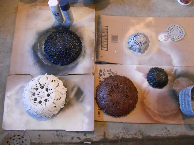 How to Make Cement Lace Using Doilies