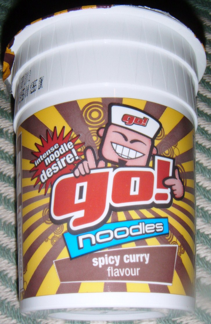FOODSTUFF FINDS Go! Noodles Spicy Curry Flavour (ASDA)[By SpectreUK]
