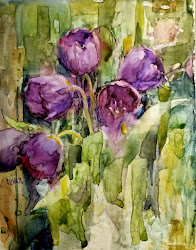 yupo watercolor tulip study painting julie oliver ford paintings masters techniques ink alcohol watercolour talk flowers