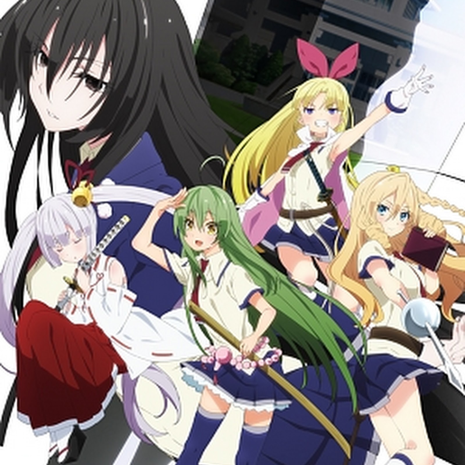 Busou shoujo machiavellianism. Терапия вооруженных девушек. Терапия вооруженных девушек. Armed girl's machiavellism мультсериал. Тирания вооруженных девушек рин онигавара.