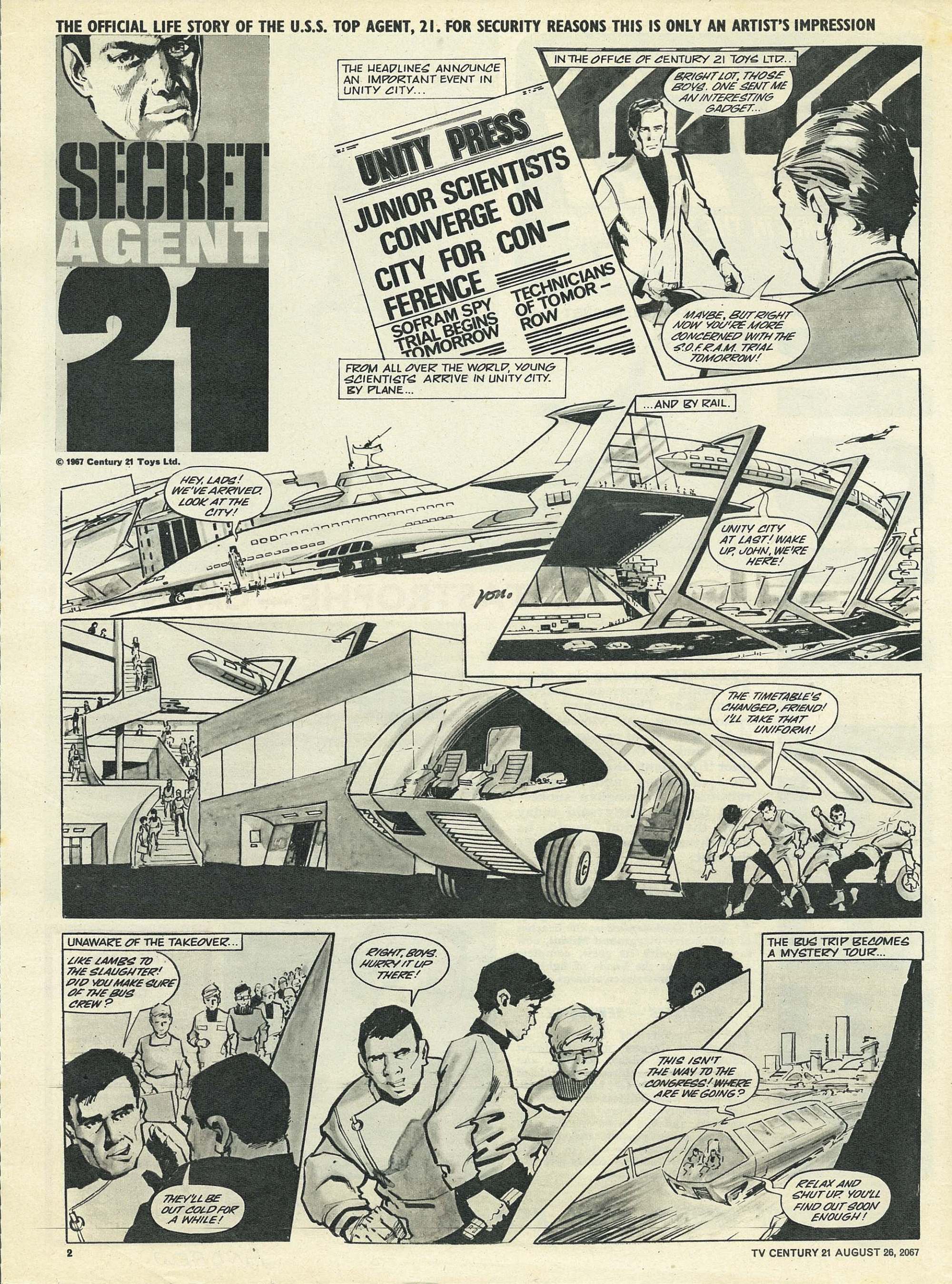 Read online TV Century 21 (TV 21) comic -  Issue #136 - 2