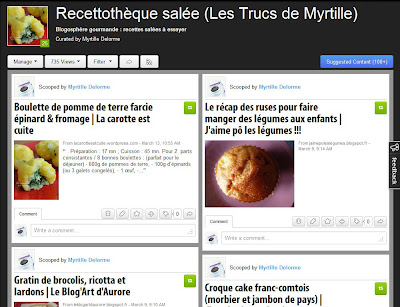 La blogosphère gourmande de Myrtille : recettes salées à essayer (sur Scoop.it!)