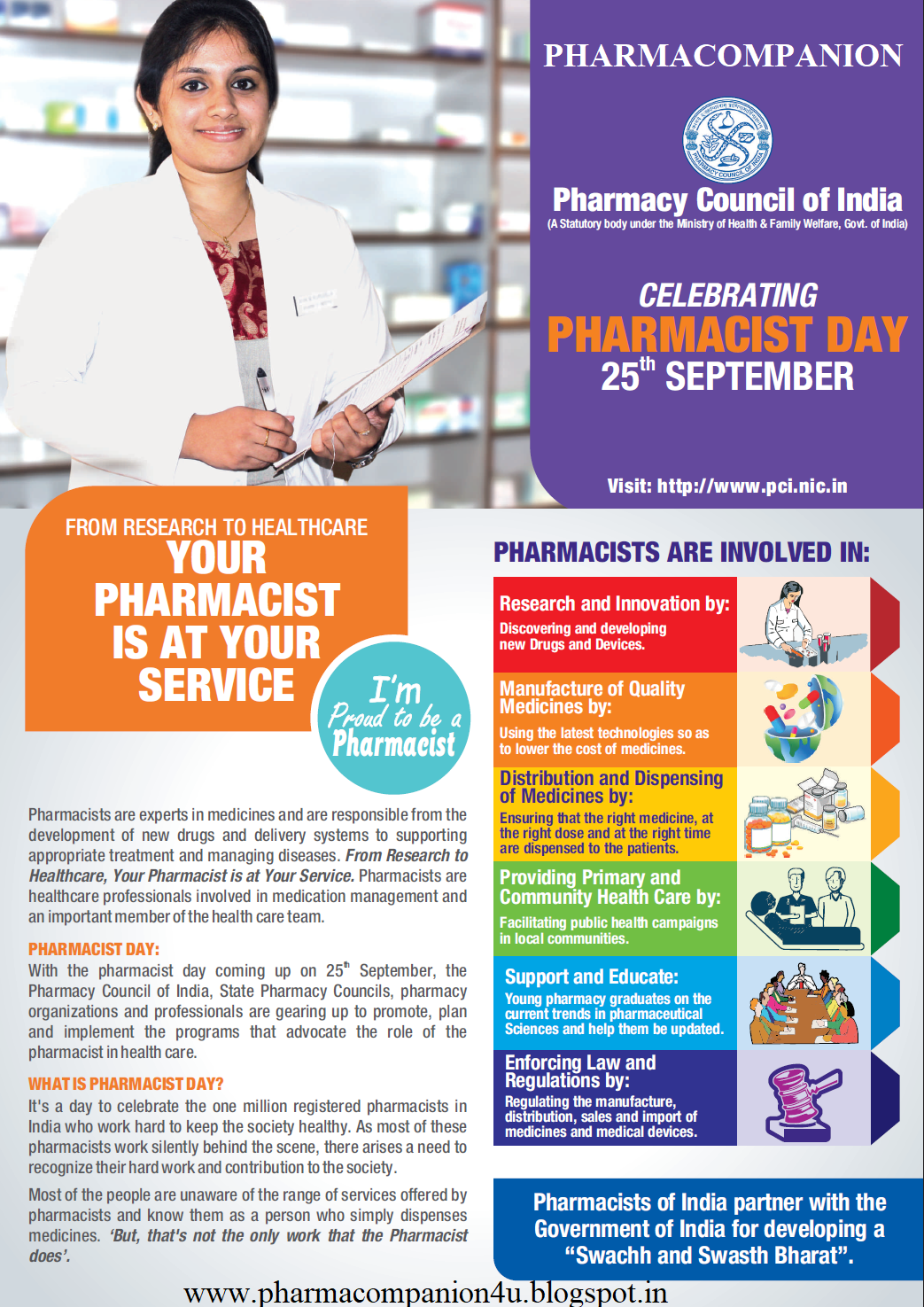 PHARMACOMPANION: HAPPY WORLD PHARMACIST DAY - 2017 TO ALL THE FRIENDS ...