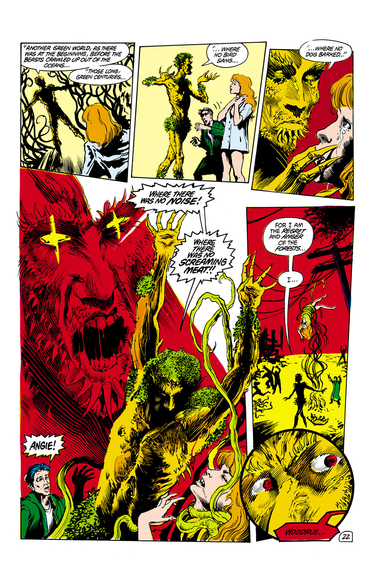 Read online Swamp Thing (1982) comic -  Issue #23 - 22