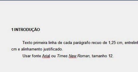 Regras abnt paragrafo