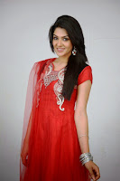 Sakshi Chowdary New Glam Photo Shoot in Red HeyAndhra