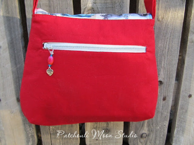 Patchouli Moon Studio~ Lilac Mini Messenger Bag