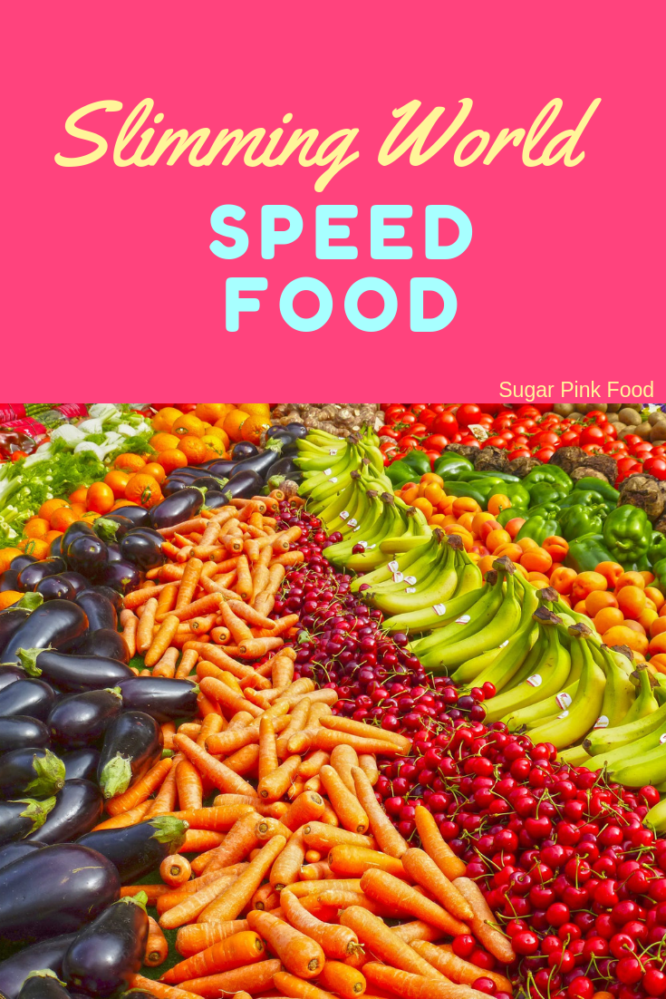 Speed Food List for Slimming World