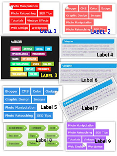 tampilan label blogkeren membuat tampilan label blog keren dengan kode CSS