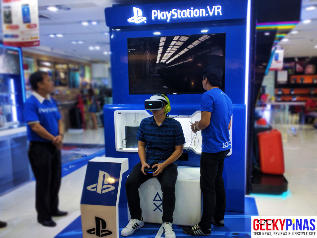 PlayStation VR for live demo in Sony PH Store SM Megamall