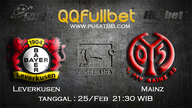 PREDIKSIBOLA - PREDIKSI TARUHAN LEVERKUSEN VS MAINZ 25 FEBRUARY 2017 (BUNDESLIGA JERMAN)