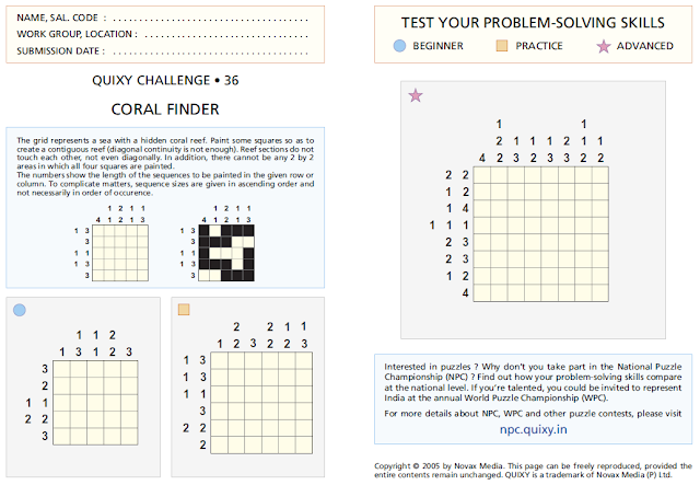 CORAL FINDER Puzzles