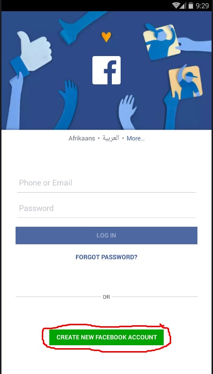 cara membuat akun facebook tutorial