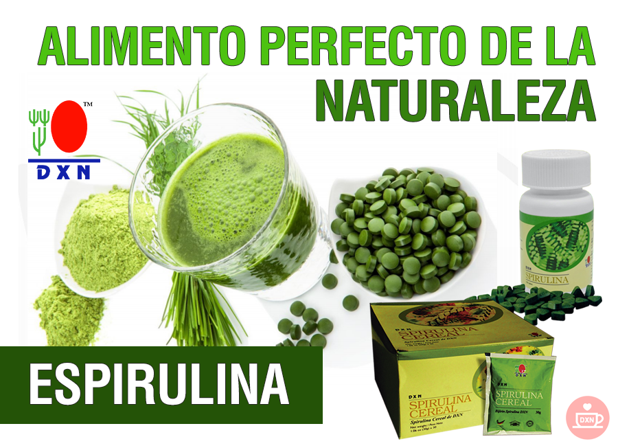 PORQUE CONSUMIR SPIRULINA CEREAL DXN Dxn Salud y Nutrición